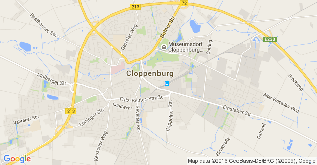 Karte Cloppenburg            