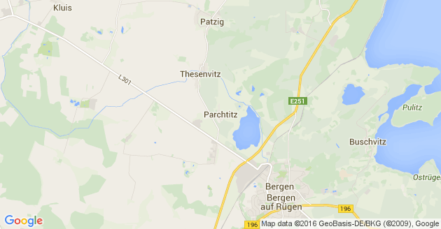 Karte Parchtitz