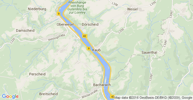 Karte Kaub