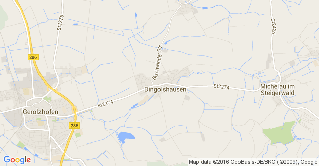 Karte Dingolshausen