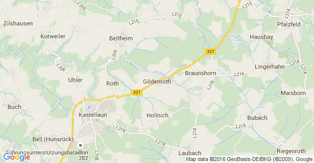 Karte Gödenroth