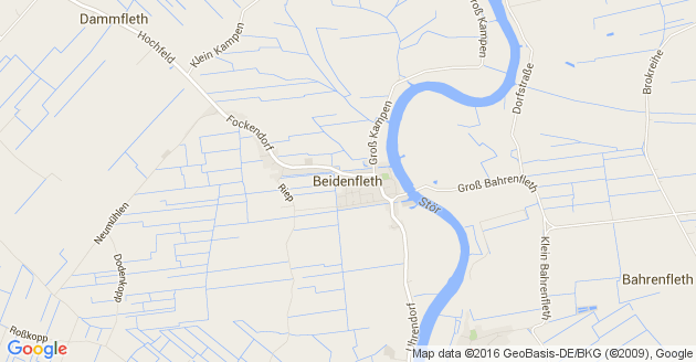 Karte Beidenfleth