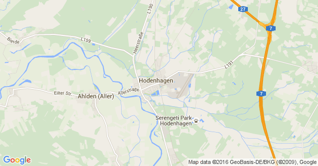Karte Hodenhagen