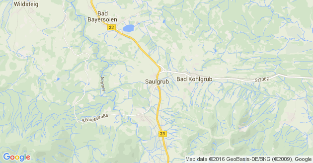 Karte Saulgrub