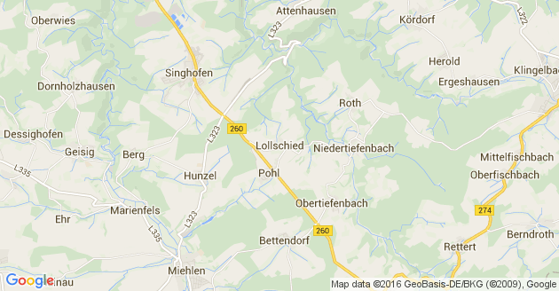 Karte Lollschied