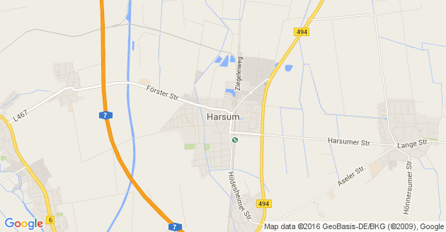 Karte Harsum