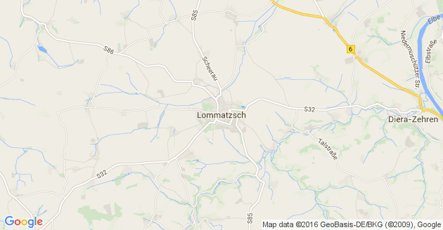 Karte Lommatzsch