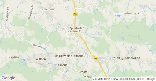 Karte Horka in der Oberlausitz