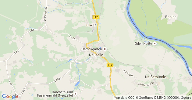 Karte Neuzelle
