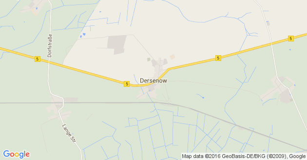 Karte Dersenow