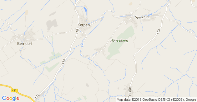 Karte Berndorf in der Eifel