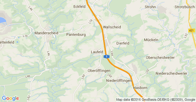 Karte Laufeld