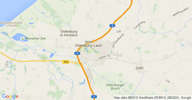 Karte Oldenburg in Oldenburg 