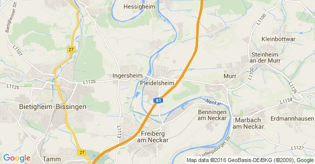 Karte Pleidelsheim