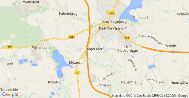 Karte Högersdorf