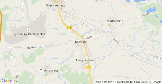 Karte Köfering