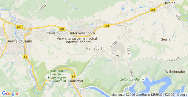 Karte Kamsdorf