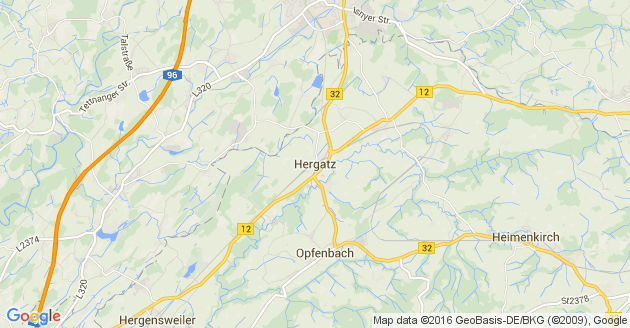 Karte Hergatz