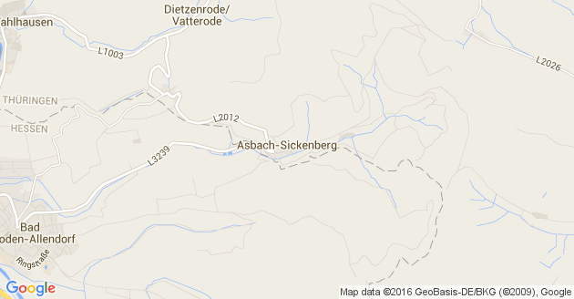 Karte Asbach Sickenberg