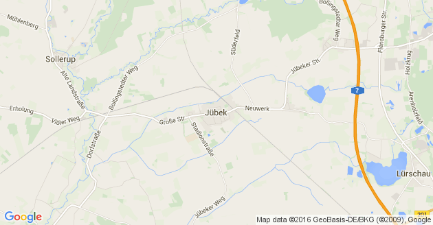 Karte Jübek