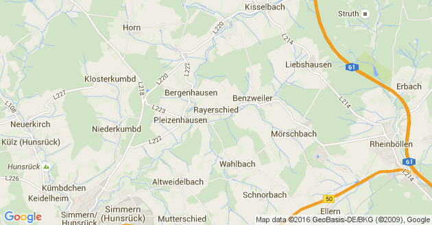 Karte Rayerschied