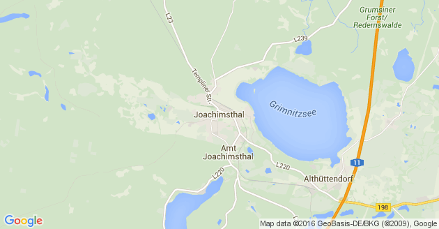 Karte Joachimsthal
