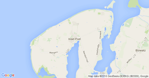 Karte Insel Poel