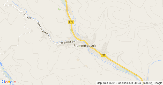 Karte Frammersbach