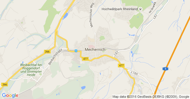 Karte Mechernich             