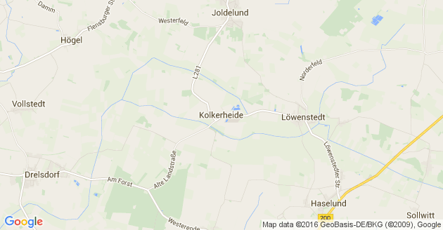 Karte Kolkerheide