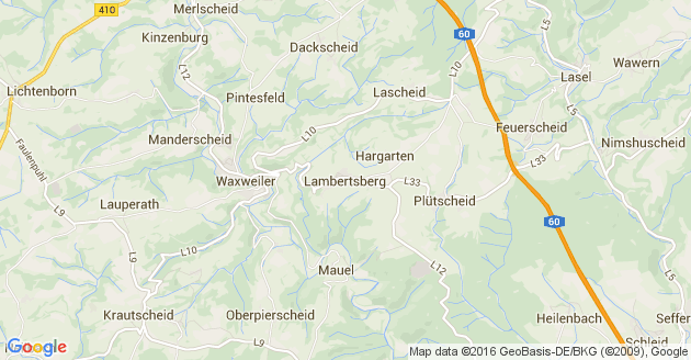 Karte Lambertsberg