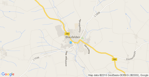 Karte Blaufelden