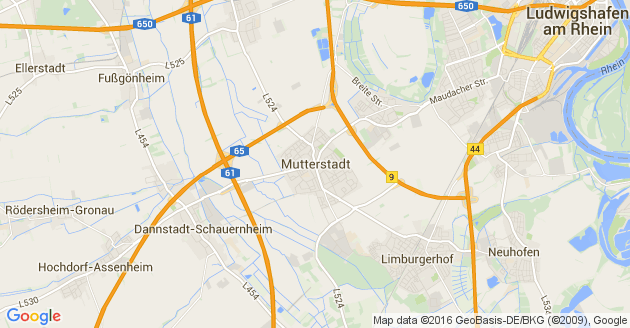 Karte Mutterstadt