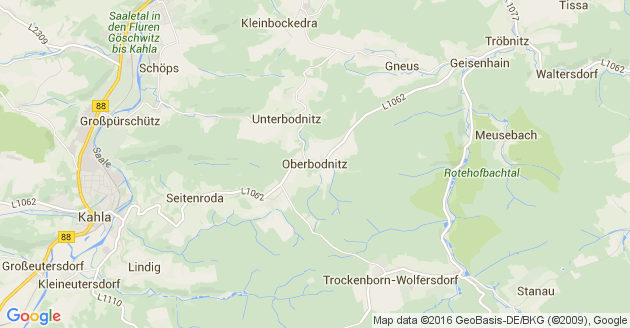 Karte Oberbodnitz