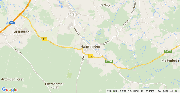 Karte Hohenlinden
