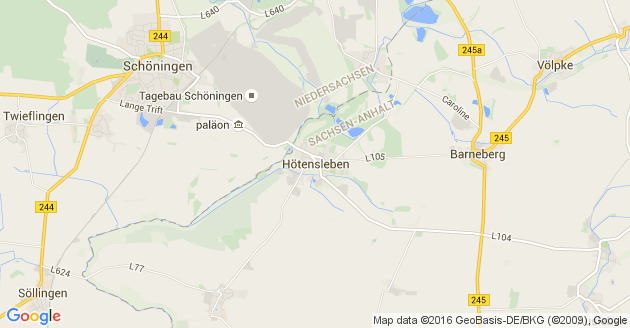 Karte Hötensleben