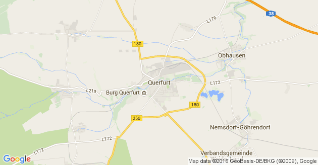 Karte Querfurt