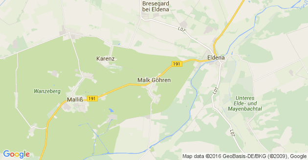 Karte Malk Göhren