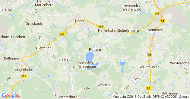 Karte Pottum