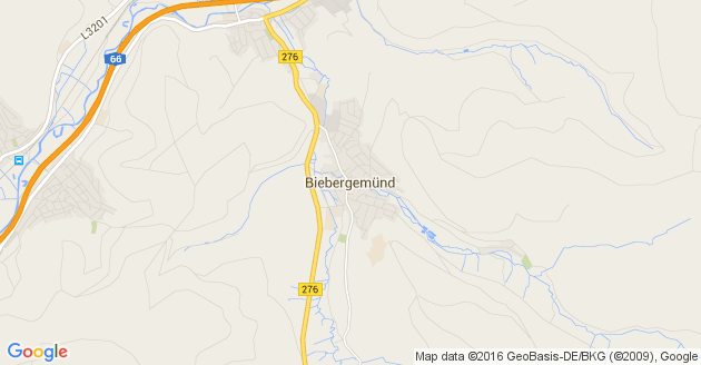 Karte Biebergemünd