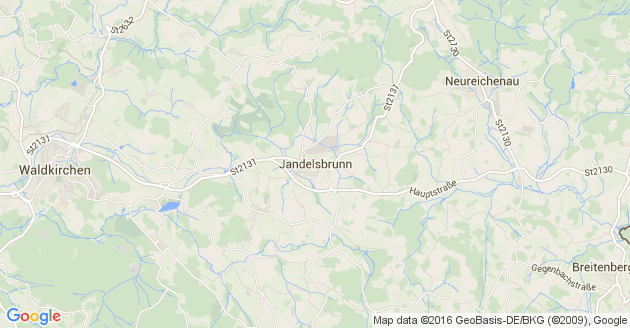 Karte Jandelsbrunn