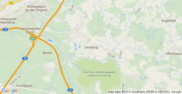 Karte Leinburg