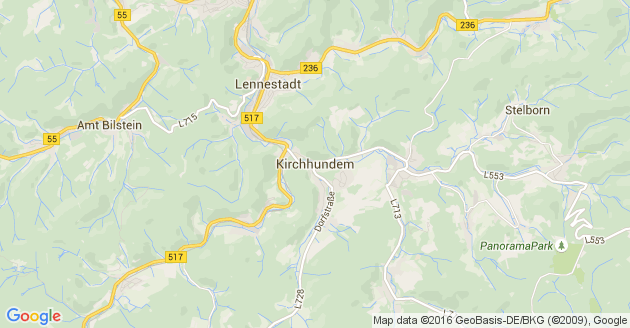 Karte Kirchhundem