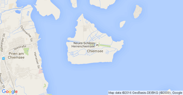 Karte Chiemsee               