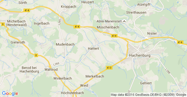 Karte Hattert