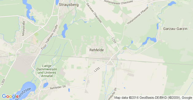 Karte Rehfelde