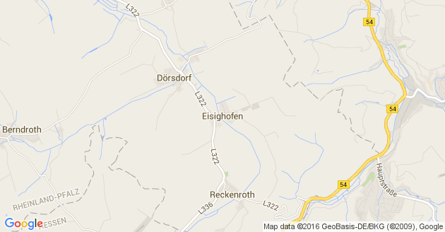 Karte Eisighofen