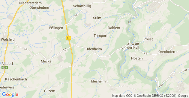 Karte Idenheim