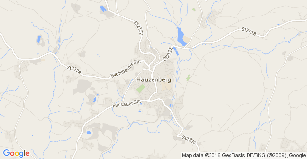 Karte Hauzenberg