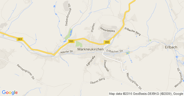 Karte Markneukirchen